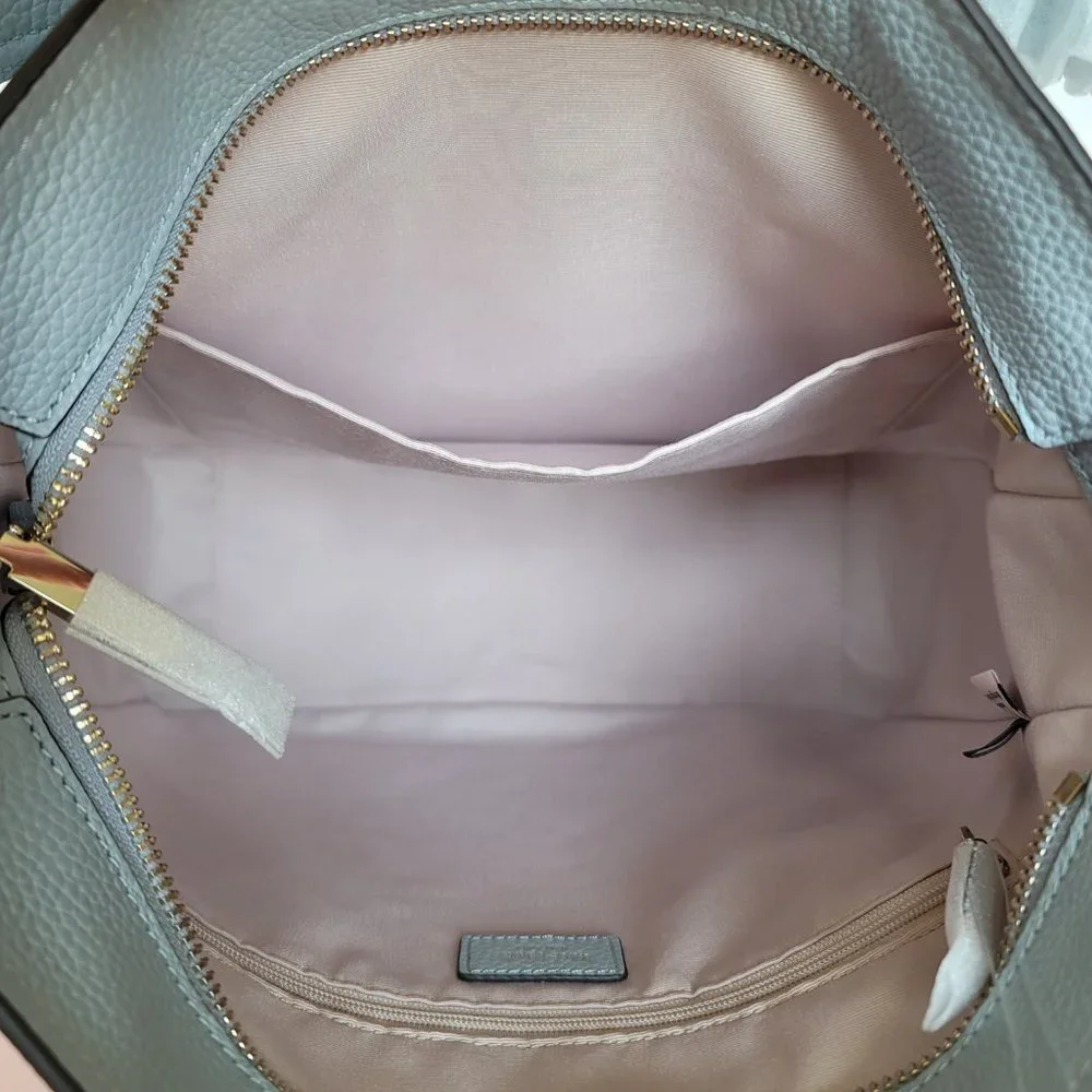 KATE SPADE Hudson Pebbled Leather Large Hobo Bag- Ocean Beach color π$198.β - Picture 14 of 16